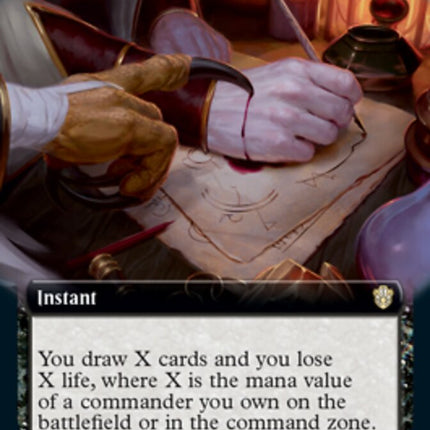 Stinging Study (Extended Art) [Commander 2021]