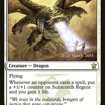 Sunscorch Regent [Dragons of Tarkir Prerelease Promos]