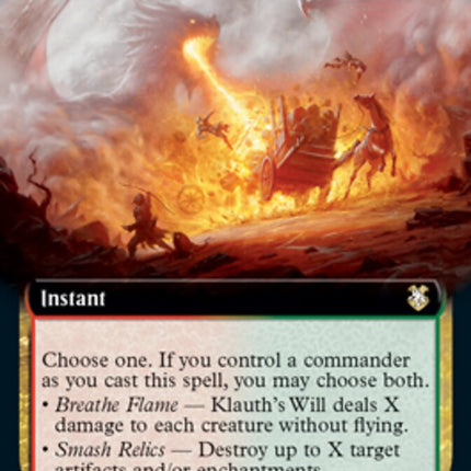 Klauth's Will (Extended Art) [Dungeons & Dragons: Adventures in the Forgotten Realms Commander]