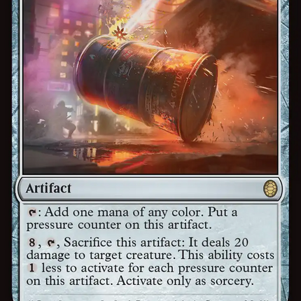 Exploding Barrel [Teenage Mutant Ninja Turtles Commander]