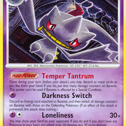 Banette (19/127) [Platinum: Base Set]