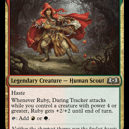 Ruby, Daring Tracker [Wilds of Eldraine]