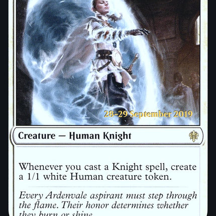 Worthy Knight [Throne of Eldraine Prerelease Promos]