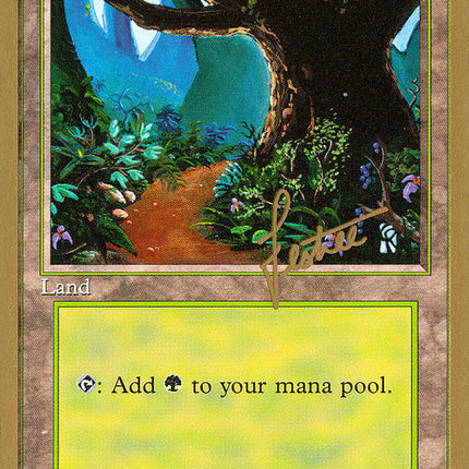 Forest (bl376) (Bertrand Lestree) [Pro Tour Collector Set]