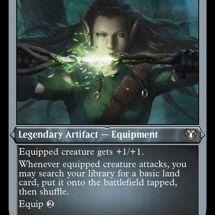 Sword of the Animist (Foil Etched) [Commander Masters]
