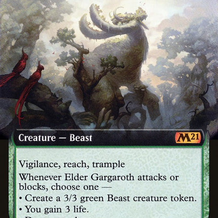 Elder Gargaroth (Extended Art) [Core Set 2021]