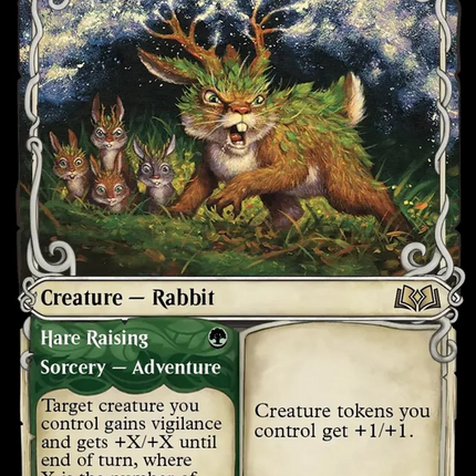 Pollen-Shield Hare // Hare Raising (Showcase) [Wilds of Eldraine]