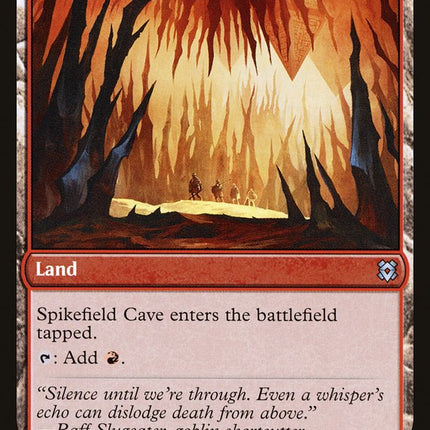 Spikefield Hazard // Spikefield Cave [Zendikar Rising]