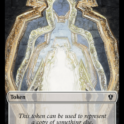 Copy // Zombie Double-Sided Token [Murders at Karlov Manor Commander Tokens]
