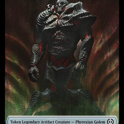 Rebel // The Hollow Sentinel Double-Sided Token [Phyrexia: All Will Be One Tokens]