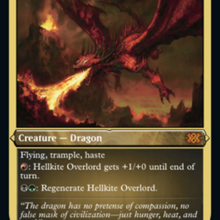 Hellkite Overlord (Foil Etched) [Double Masters 2022]