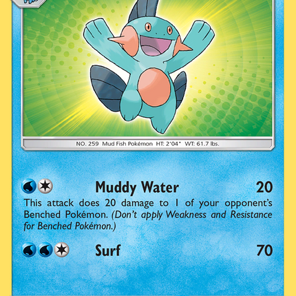 Marshtomp (34/168) [Sun & Moon: Celestial Storm]