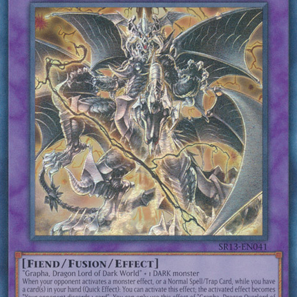 Grapha, Dragon Overlord of Dark World [SR13-EN041] Ultra Rare