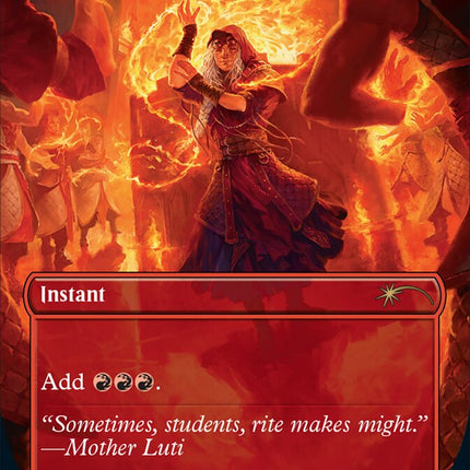 Pyretic Ritual (Borderless) [Secret Lair Drop Series]