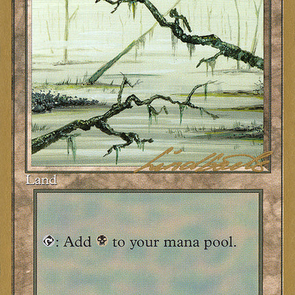 Swamp (ll371) (Leon Lindback) [Pro Tour Collector Set]