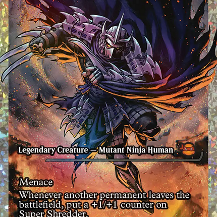 Super Shredder (Showcase) (Fracture Foil) [Teenage Mutant Ninja Turtles]