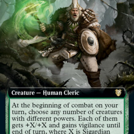 Sigardian Zealot (Extended Art) [Innistrad: Midnight Hunt Commander]