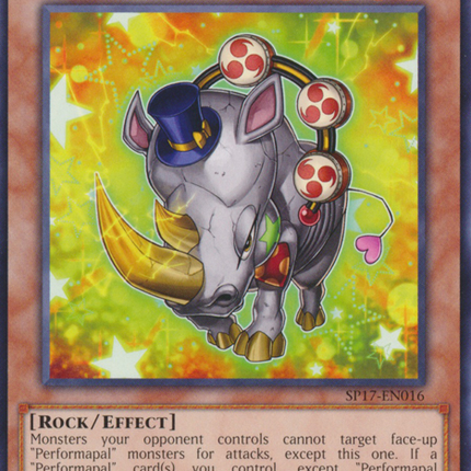 Performapal Thunderhino [SP17-EN016] Common
