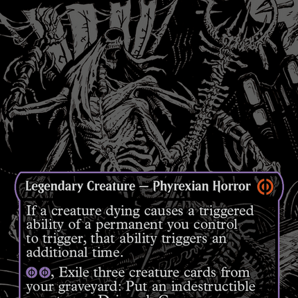 Drivnod, Carnage Dominus (Oil Slick Raised Foil) [Phyrexia: All Will Be One]