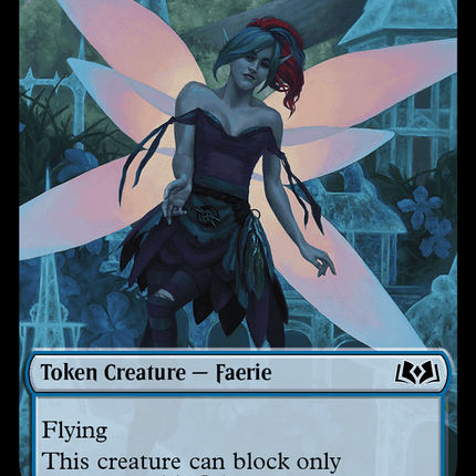 Faerie // Food (0012) Double-Sided Token [Wilds of Eldraine Tokens]