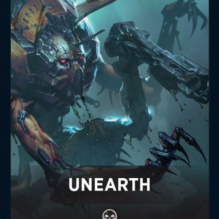 Unearth Theme Card [The Brothers' War Tokens]