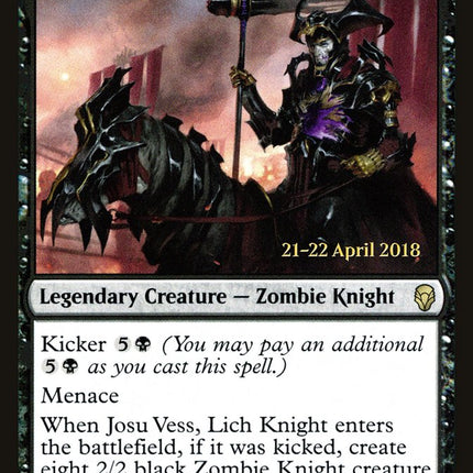 Josu Vess, Lich Knight [Dominaria Prerelease Promos]