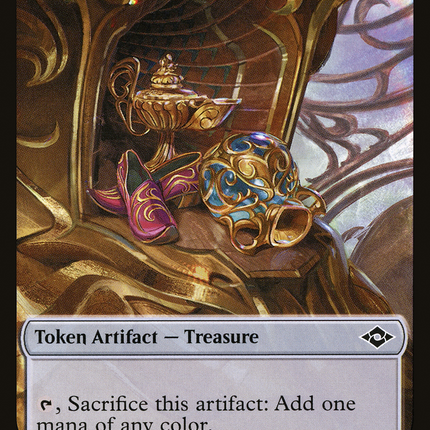 Treasure // Daretti Emblem Double-Sided Token [Secret Lair Drop Series]