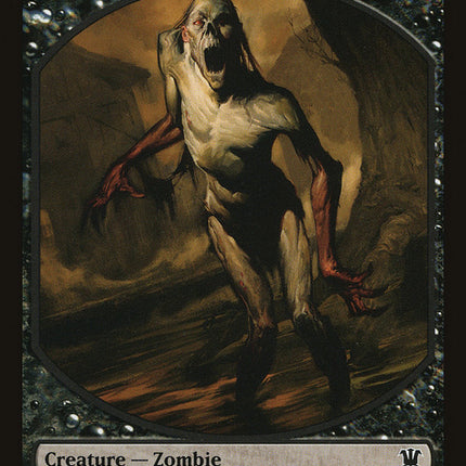 Zombie Token (7/12) [Innistrad Tokens]