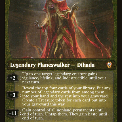 Dihada, Binder of Wills (Showcase Display Commander) [Dominaria United Commander]