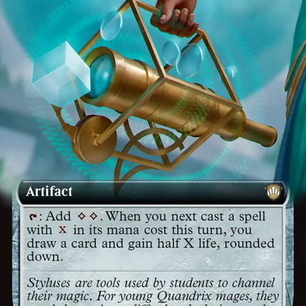 Brass Infiniscope (Extended Art) [Secrets of Strixhaven Commander]