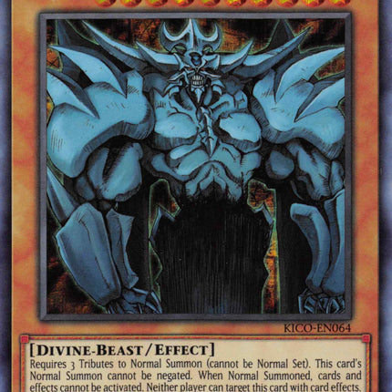 Obelisk the Tormentor (Secret Pharaoh's Rare) [KICO-EN064] Secret Pharaoh's Rare
