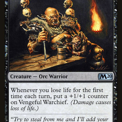 Vengeful Warchief [Core Set 2020]