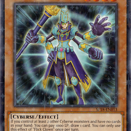 Flick Clown [SP18-EN013] Starfoil Rare