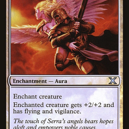 Serra's Embrace (Premium Foil) [Tenth Edition]