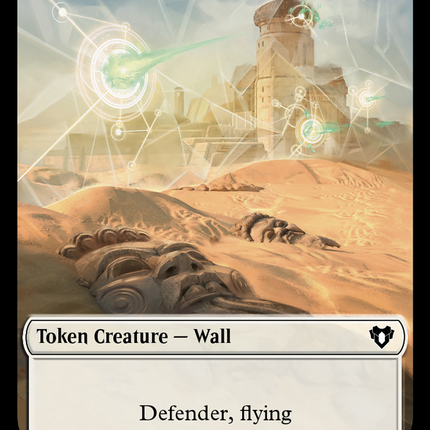Wall // Kor Ally Double-Sided Token [Commander Masters Tokens]