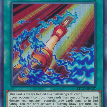 Burning Draw [ETCO-EN057] Super Rare