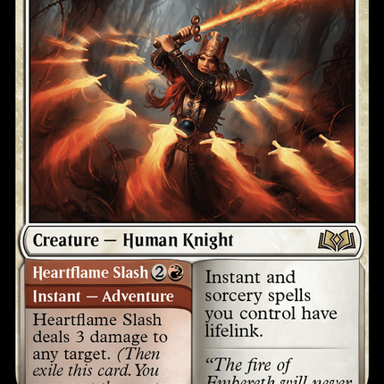 Heartflame Duelist // Heartflame Slash [Wilds of Eldraine]