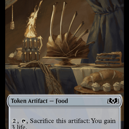 Faerie // Food (0010) Double-Sided Token [Wilds of Eldraine Tokens]