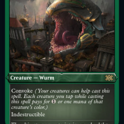 Impervious Greatwurm (Foil Etched) [Double Masters 2022]