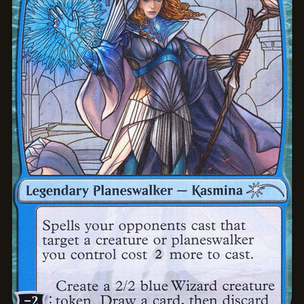 Kasmina, Enigmatic Mentor (Stained Glass) [Secret Lair Drop Promos]