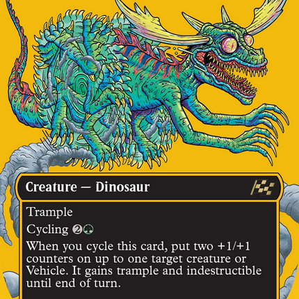 Agonasaur Rex (Borderless) (First-Place Foil) [Aetherdrift]