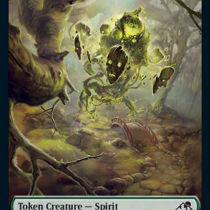 Samurai // Spirit (012) Double-Sided Token [Kamigawa: Neon Dynasty Tokens]