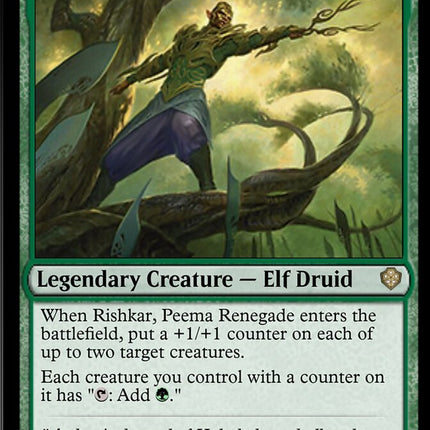 Rishkar, Peema Renegade [Starter Commander Decks]