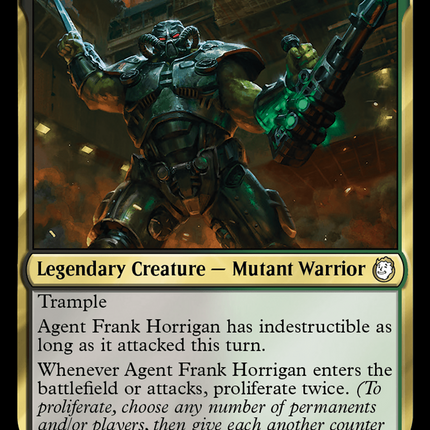Agent Frank Horrigan (Surge Foil) [Fallout]
