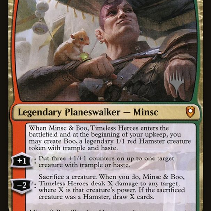 Minsc & Boo, Timeless Heroes (Promo Pack) [The Lost Caverns of Ixalan Promos]