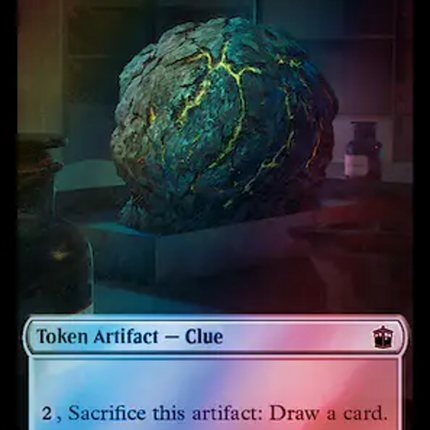 Alien // Clue (0053) Double-Sided Token (Surge Foil) [Doctor Who Tokens]