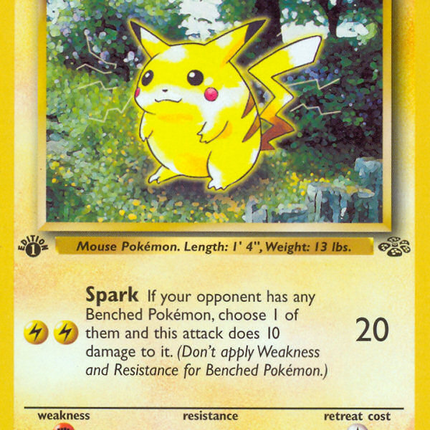 Pikachu (60/64) [Jungle 1st Edition]