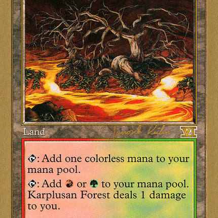 Karplusan Forest (Janosch Kuhn) [World Championship Decks 2000]
