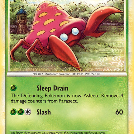 Parasect (48/123) [HeartGold & SoulSilver: Base Set]