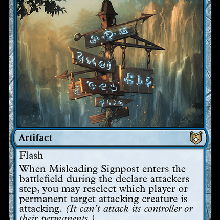 Misleading Signpost [Wilds of Eldraine Commander]